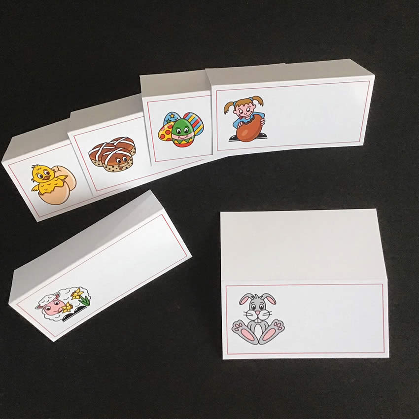 Blank Easter Place Cards / Table Names / Easter Table Decorations / Easter Name Cards / Guest Table Settings