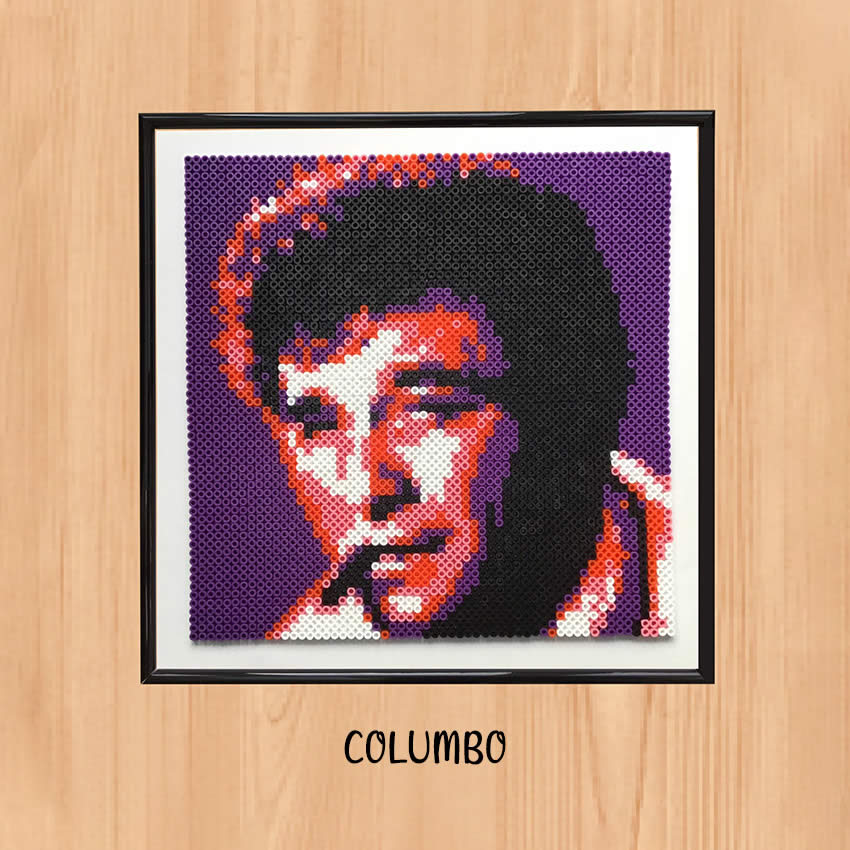 Hama Bead Artwork of Columbo